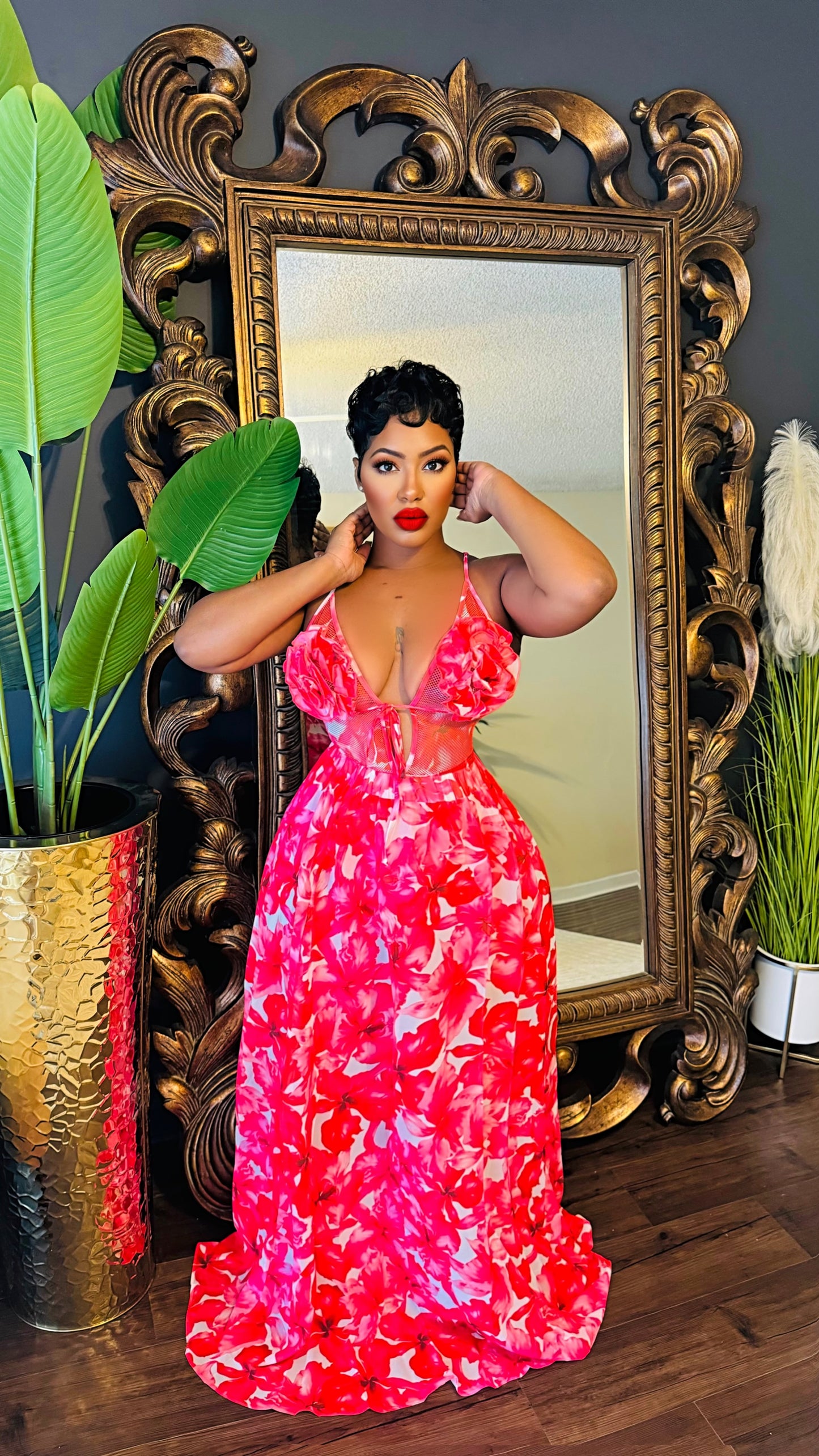 Floral Island Skirt Set