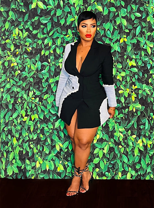 Giselle Denim Blazer Dress