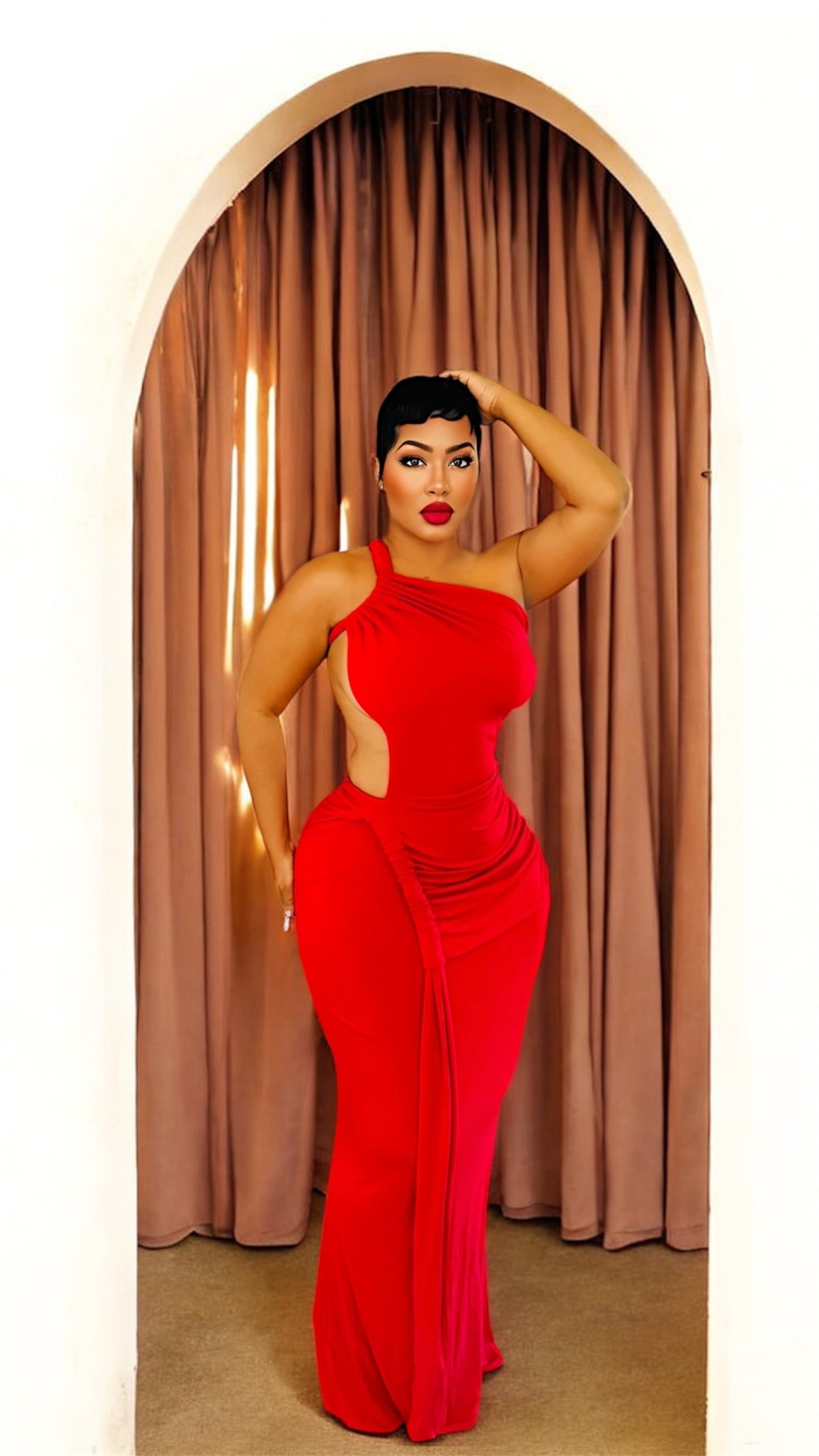 Sleek & Chic Maxi Dress