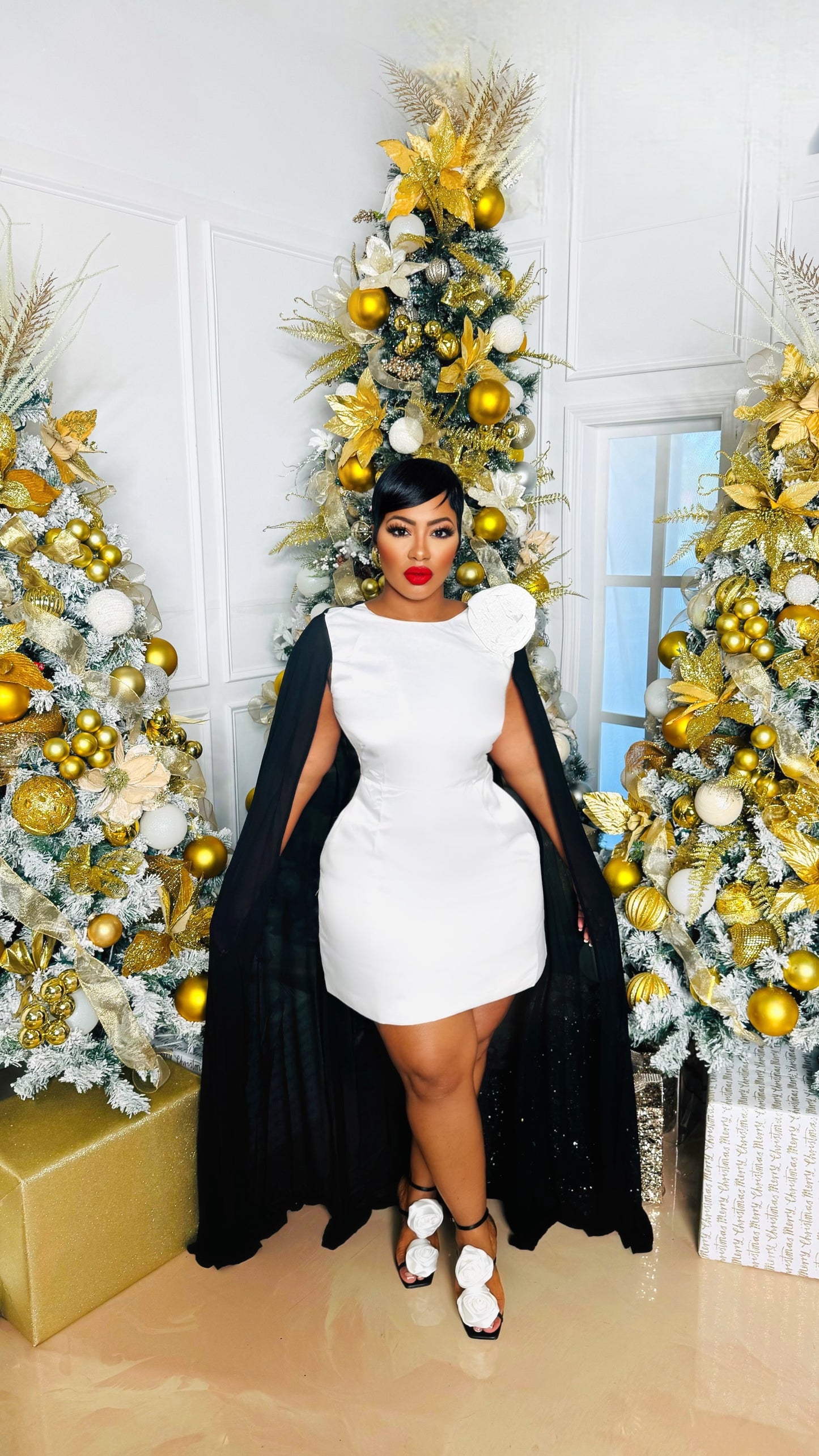 Super Woman Cape Dress