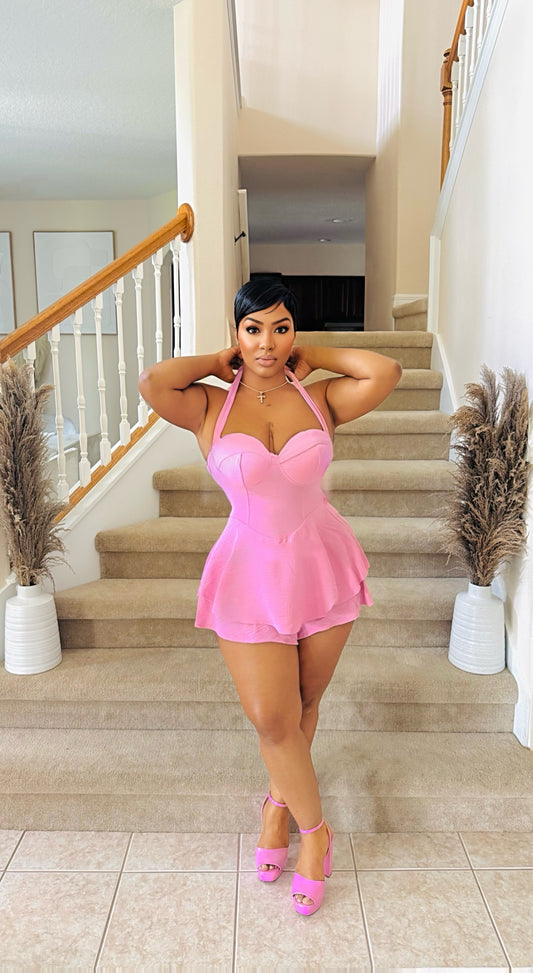 Mary Lu Tier Romper