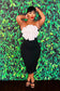 3D Flora Pencil Dress