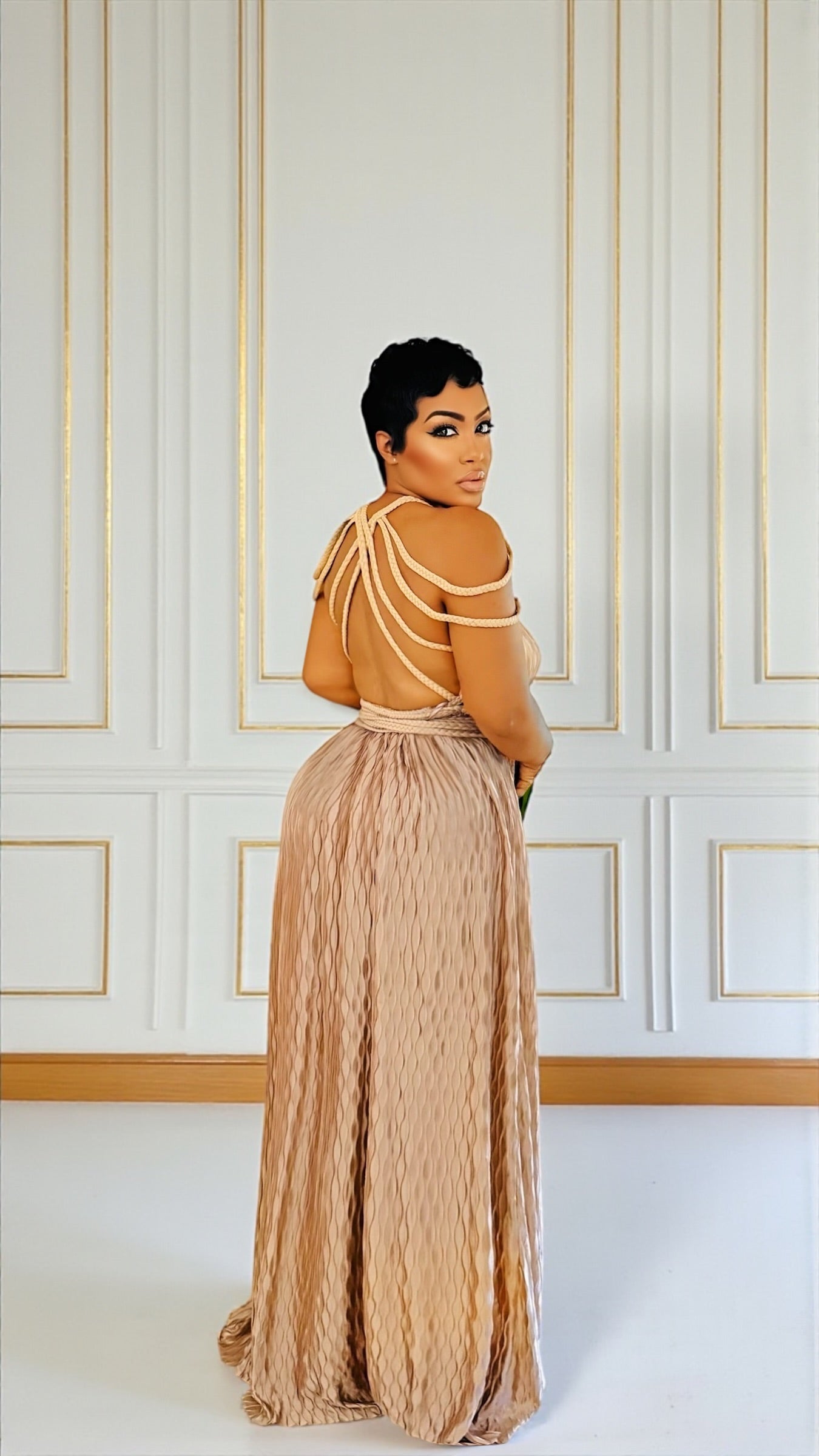 Nubian Braided Maxi Dress