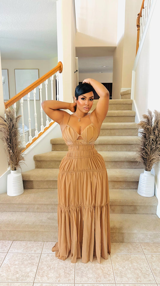 Mya Chiffon Maxi Dress