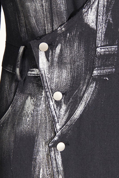 Tracy Metallic Trench Jacket