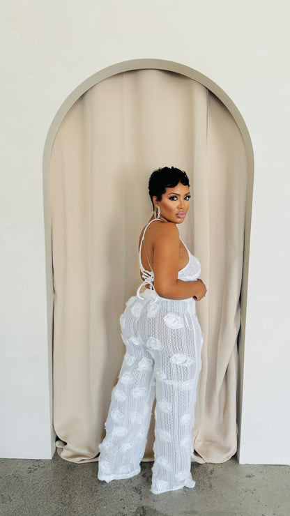 Sherry Floral Knit Pant Set