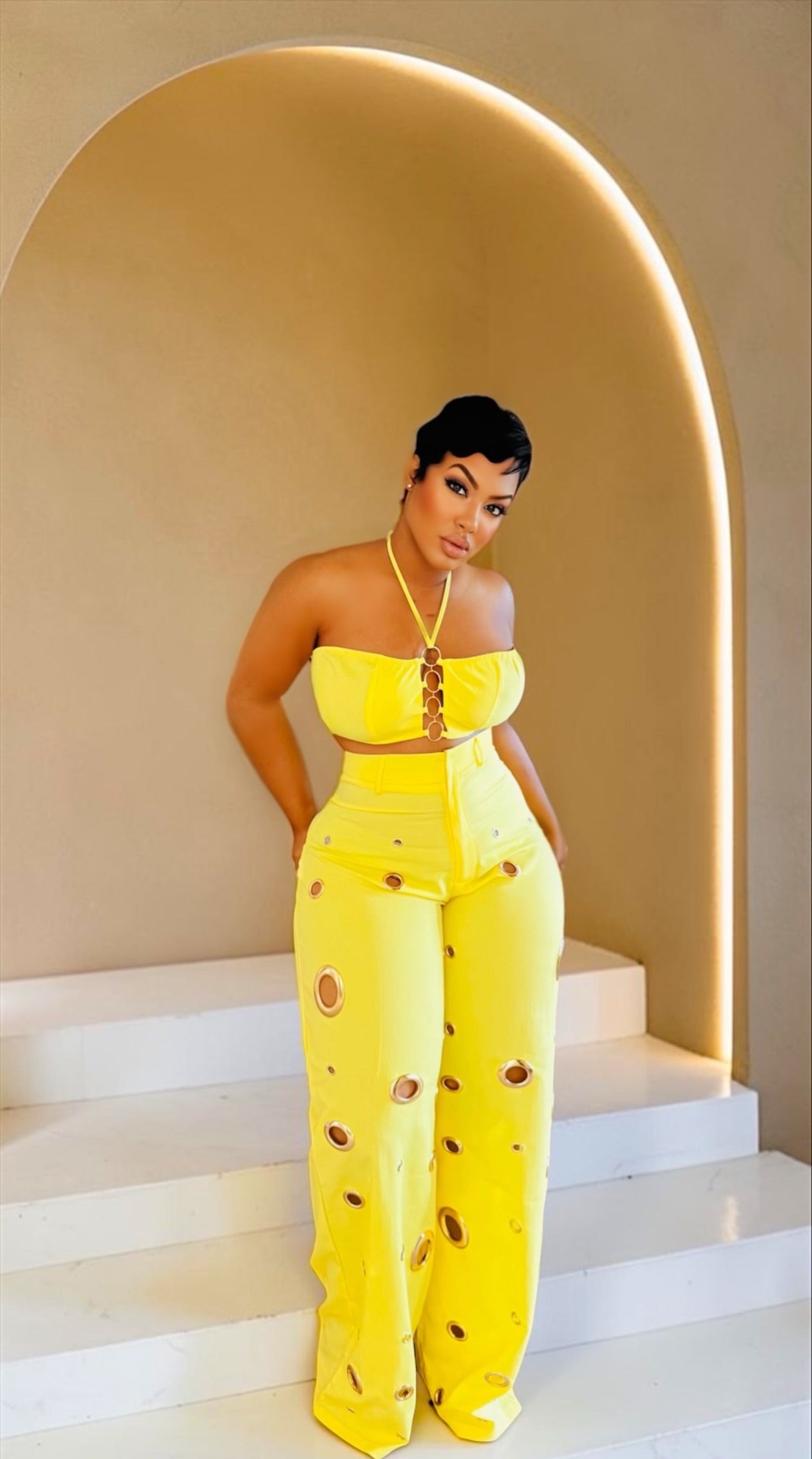 Golden Circle Pant Set