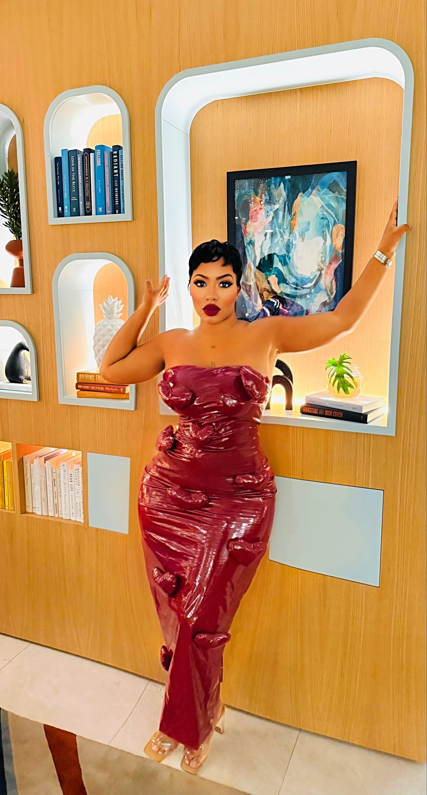 Queen Of Hearts Midi Dress