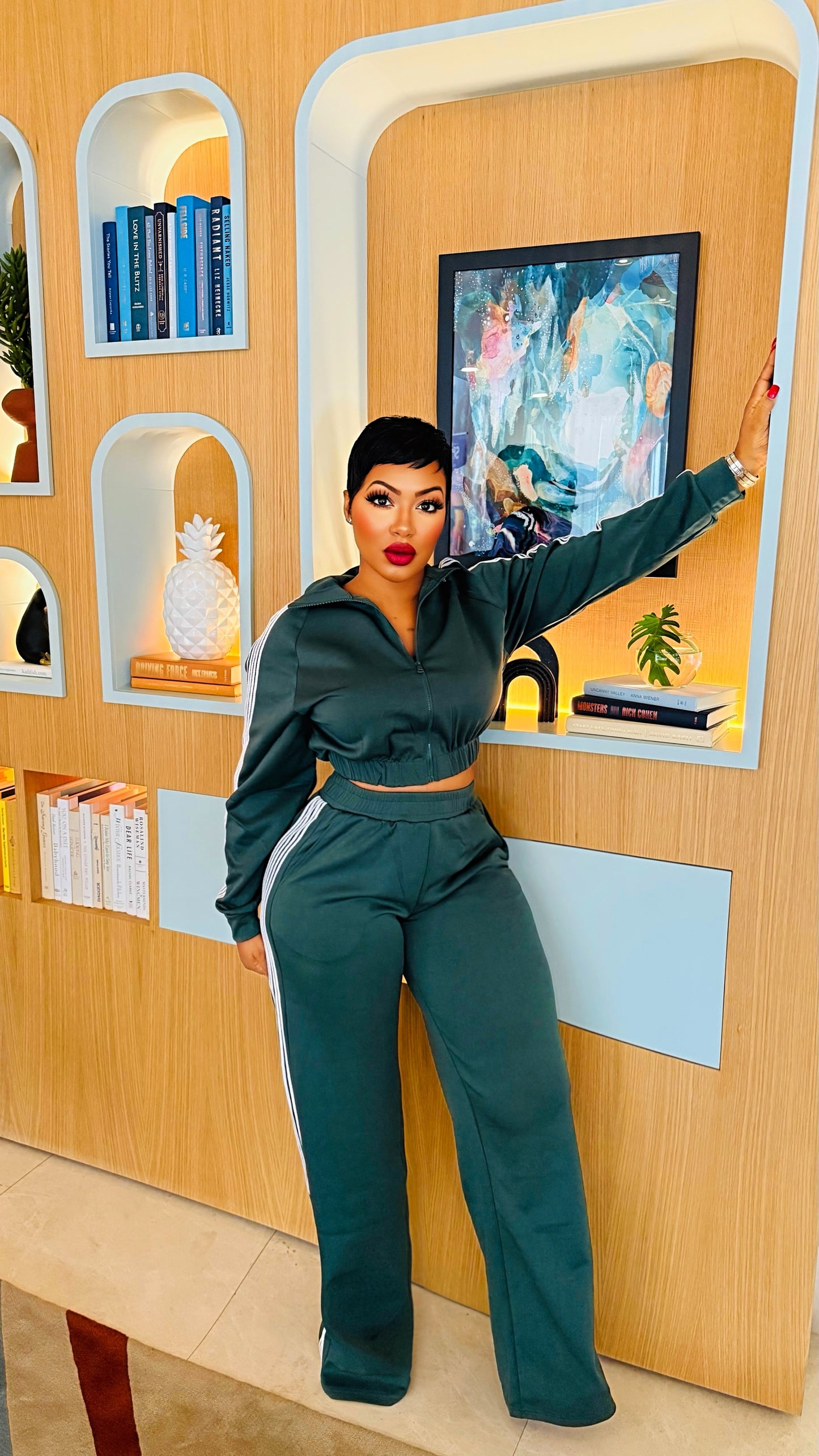 Track Me Down Pant Set