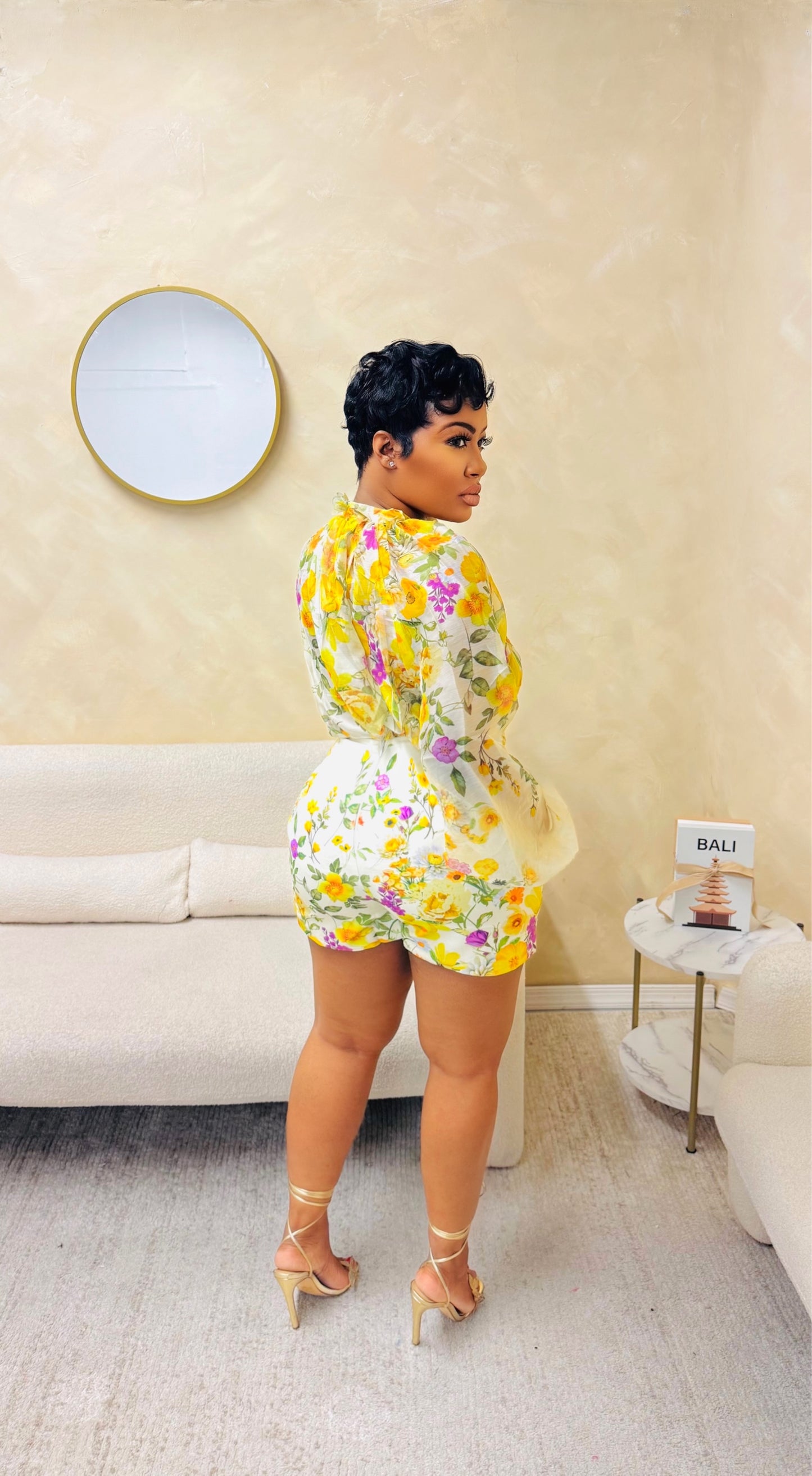 Parade Of Flowers Short Set