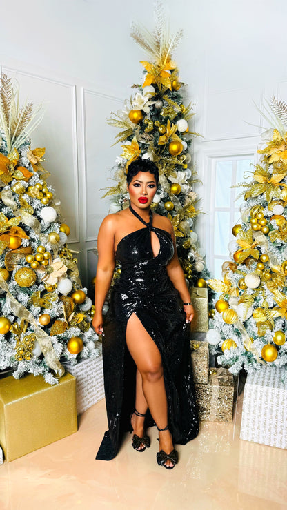 Star Studded Sequin Dress