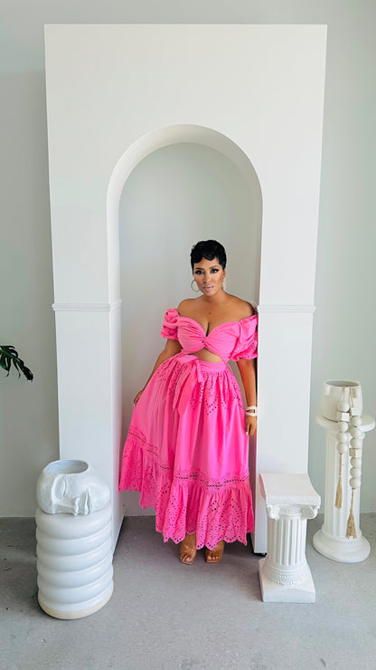 Candice Peekaboo Midi Dress