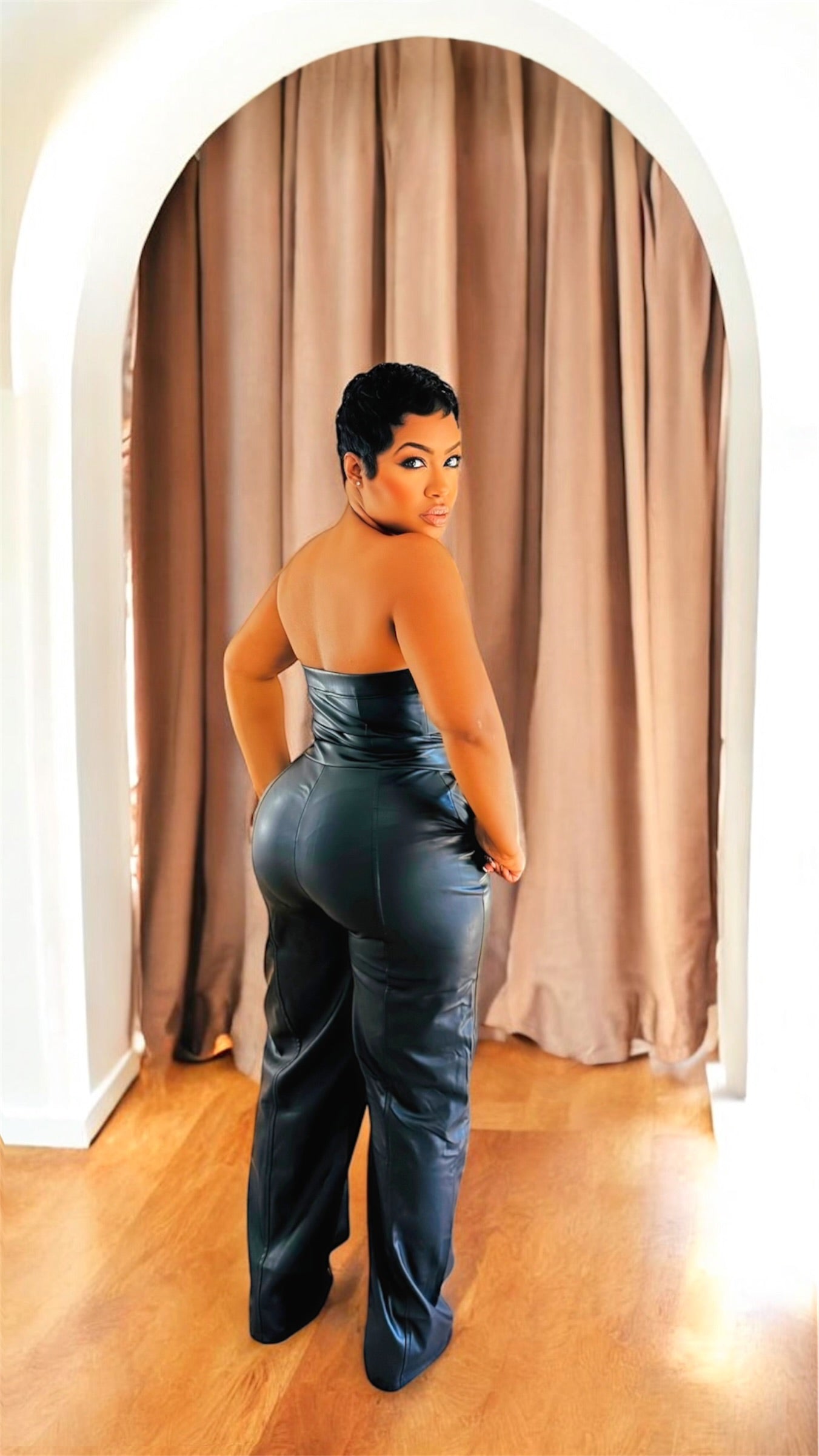 Making Memories Leather Jumpsuit