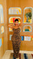 Spotted Ruched Dress