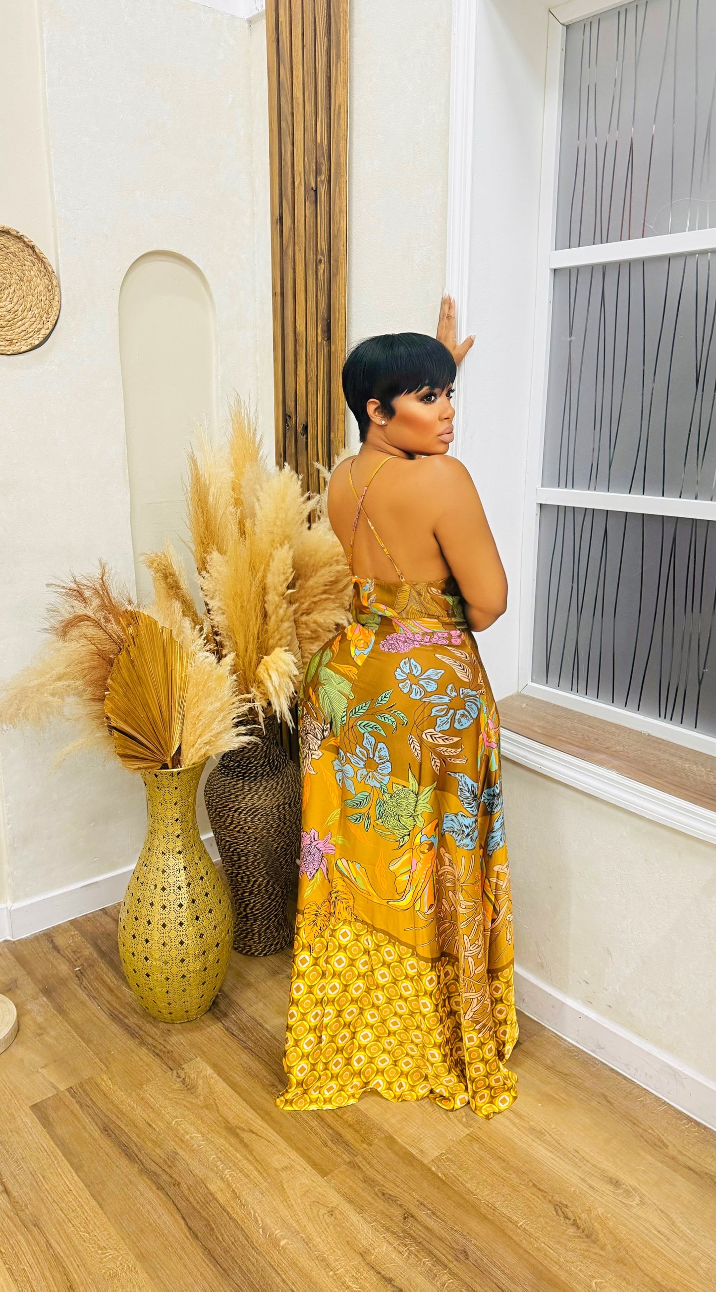 Autumn Breeze Maxi Dress