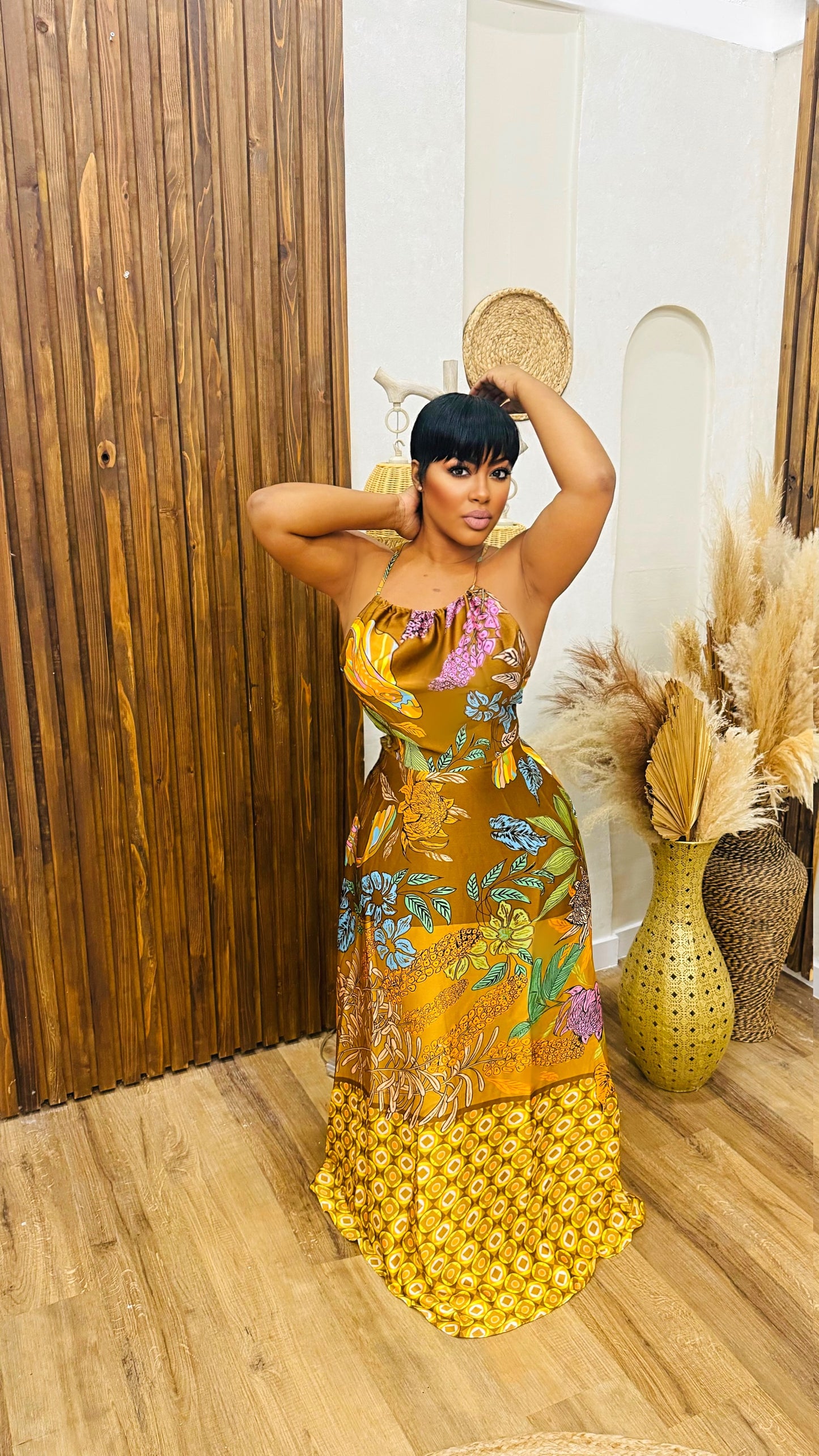 Autumn Breeze Maxi Dress