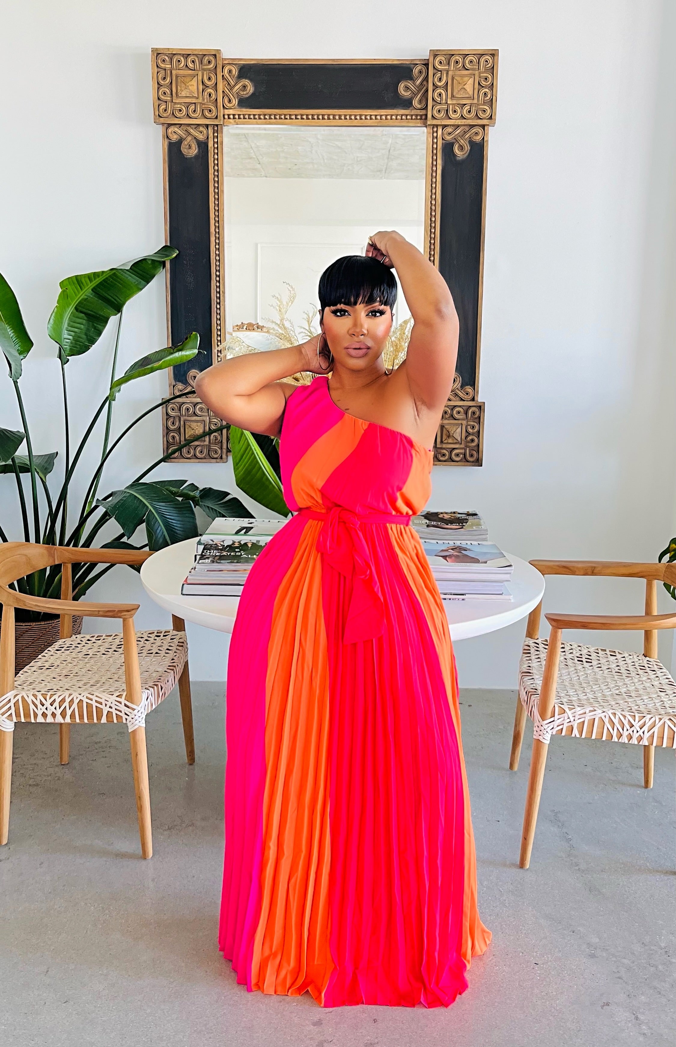 Color Loop Maxi Dress – FashionFreakssss
