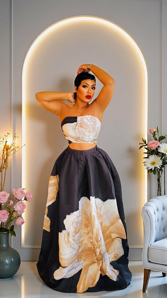 Madison Bloom Skirt Set