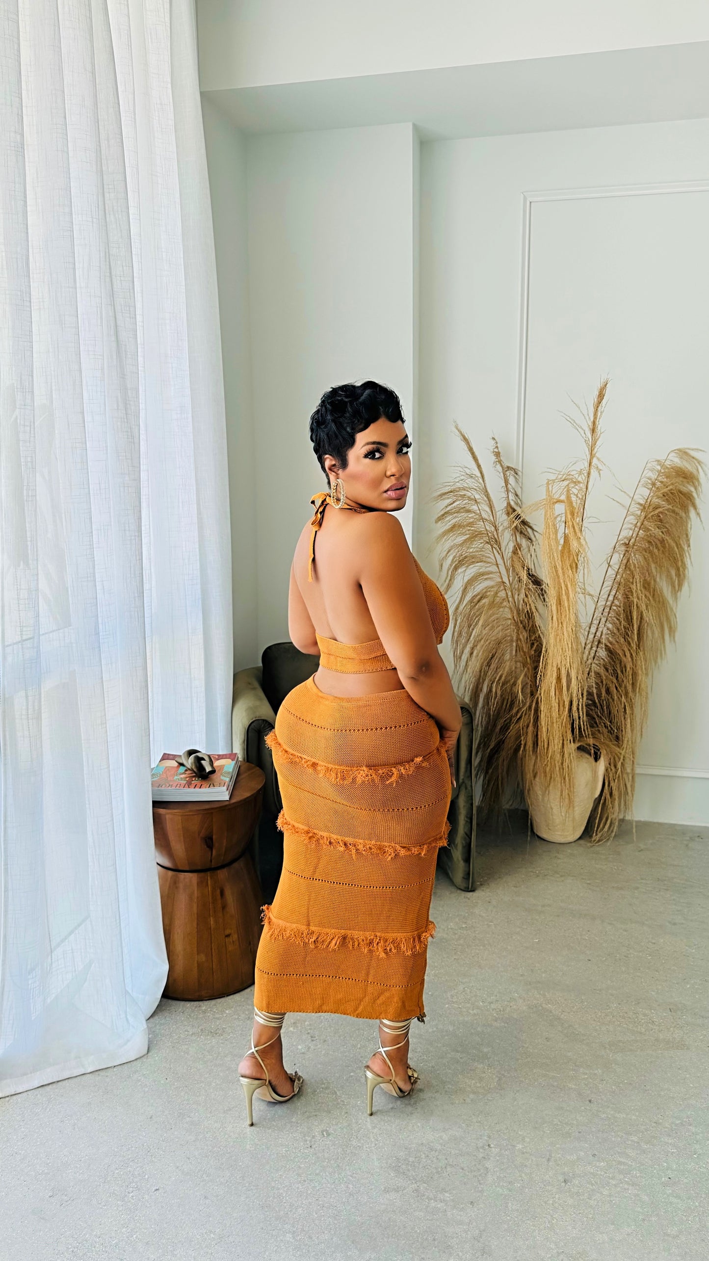 Rustic Scene Coverup Dress