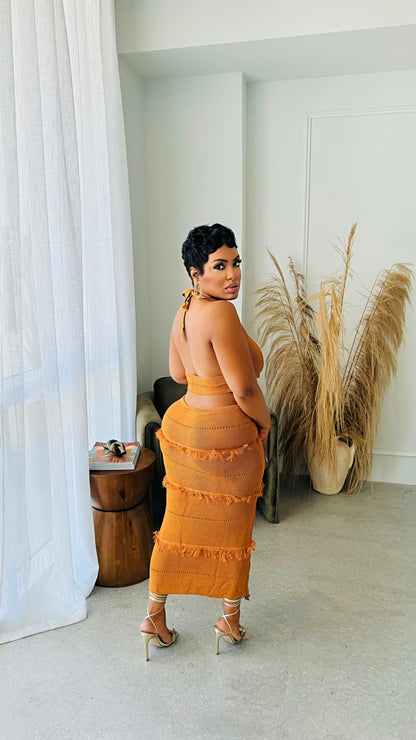 Rustic Scene Coverup Dress