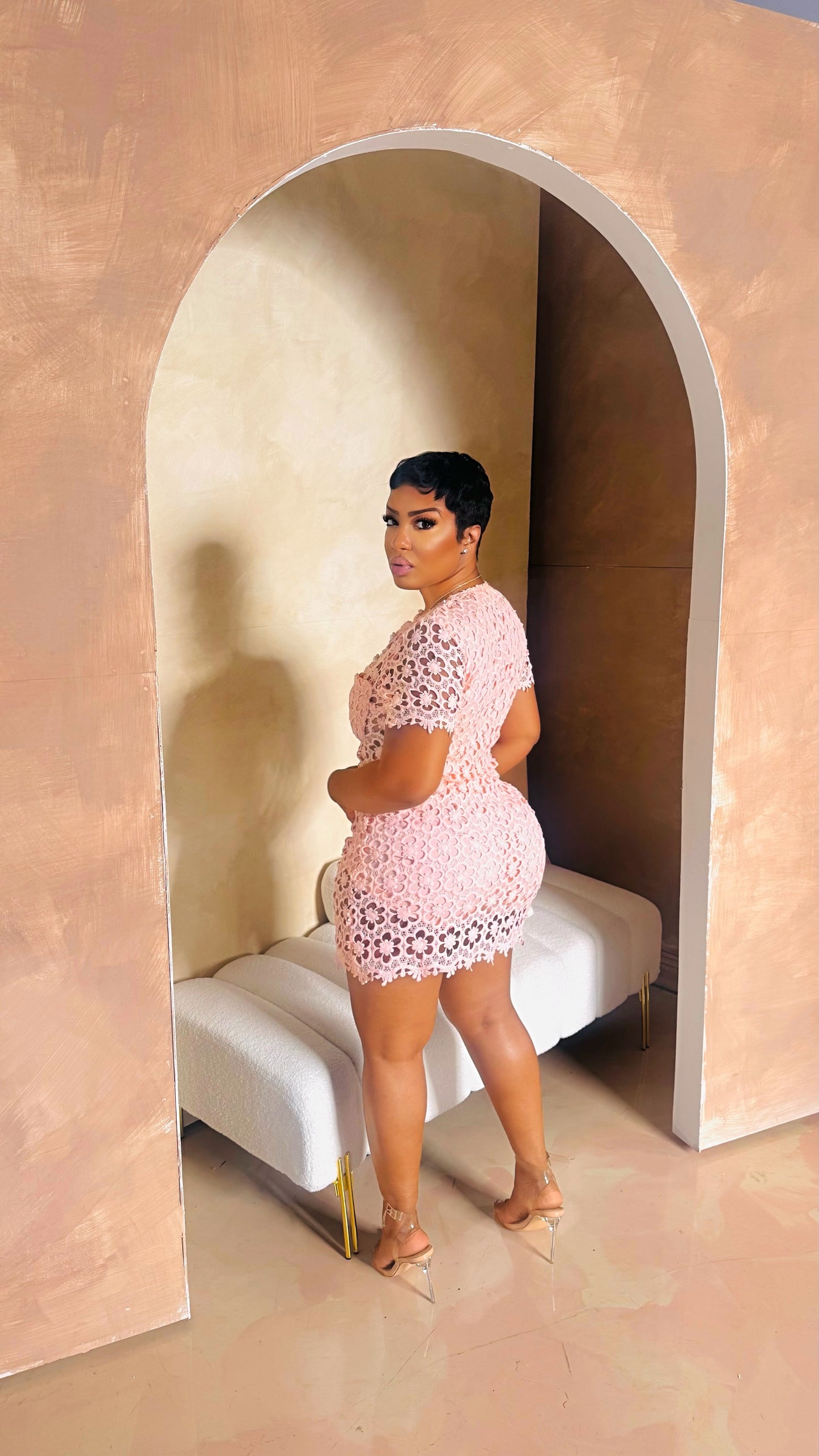 Gorgina Crotchet Skirt Set