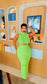Key Lime Sweater Skirt Set