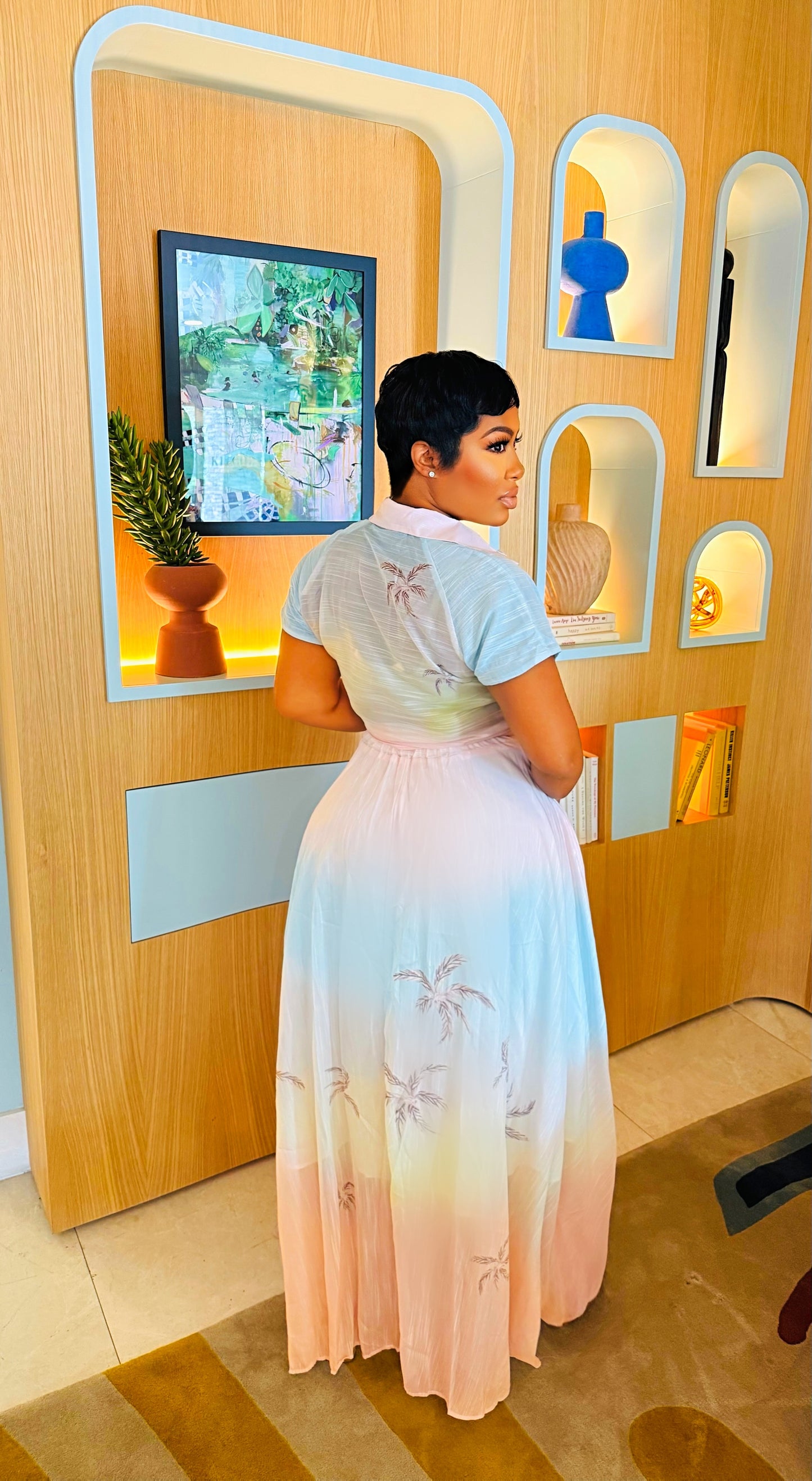 Faded Bliss Skirt Set