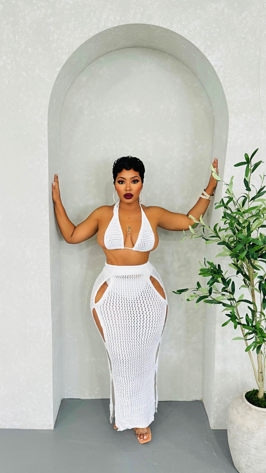 Taking Flights Coverup Skirt Set