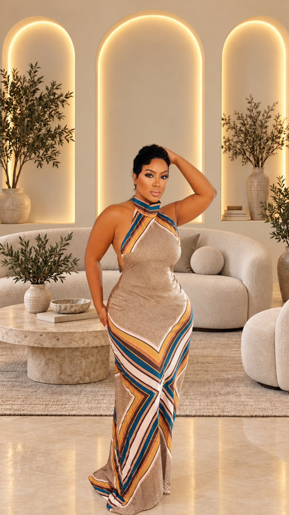 Chevron Dream Maxi Dress