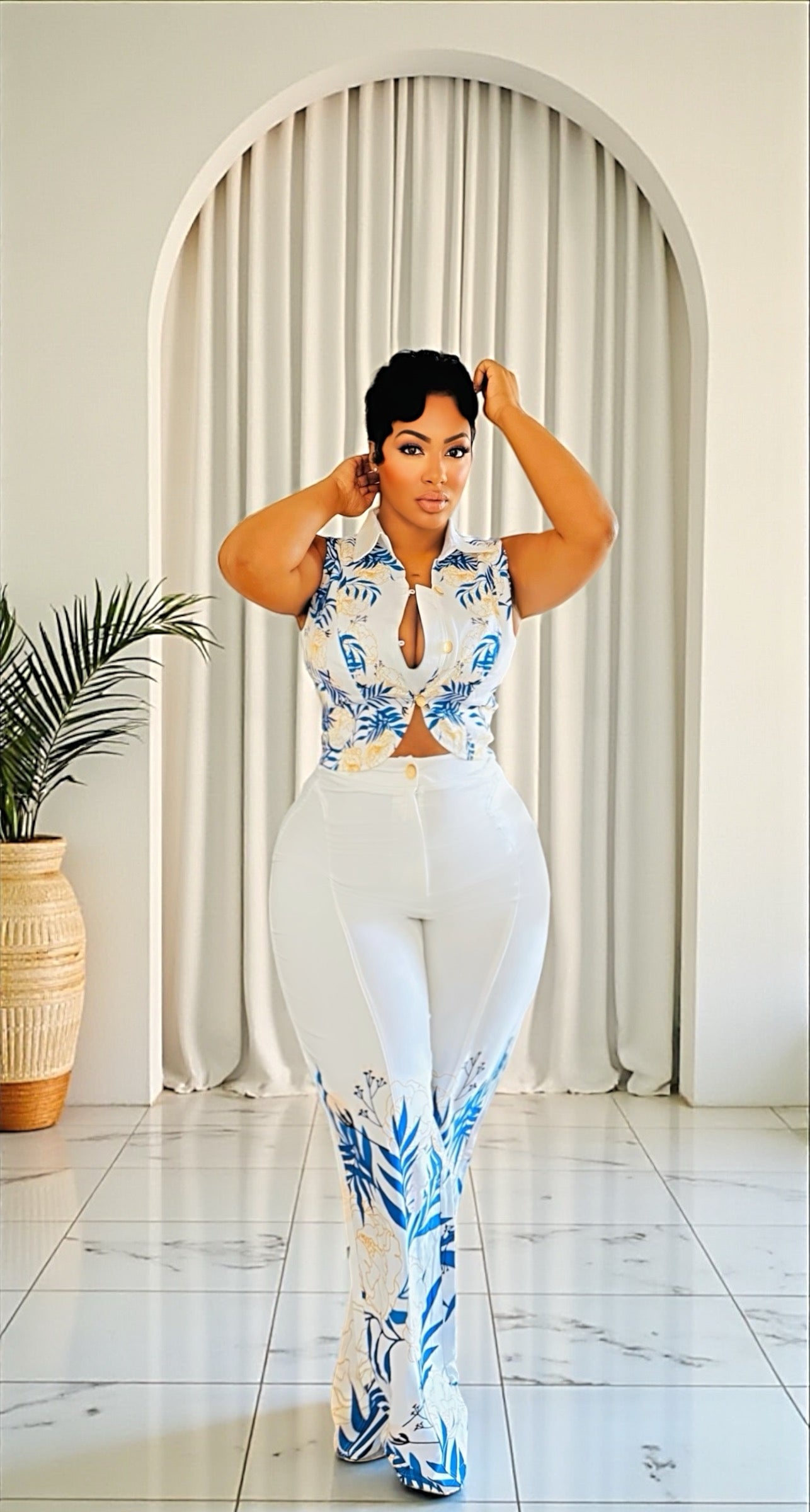 Tropical Rain Pant Set