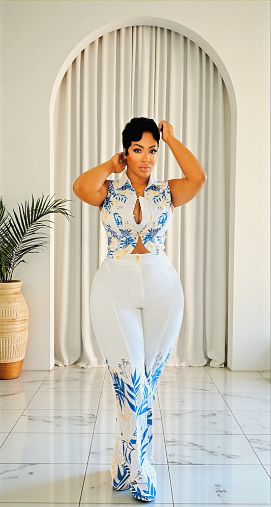 Tropical Rain Pant Set