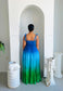 Oceanview Ombré Maxi Dress