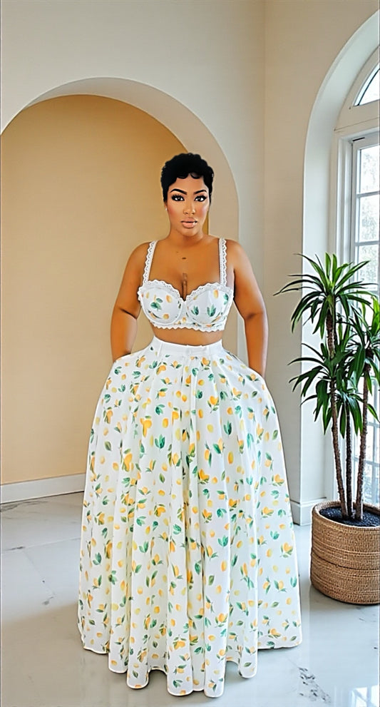 Limoncello Love Skirt Set