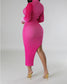 Faded Ombré Sweater Dress