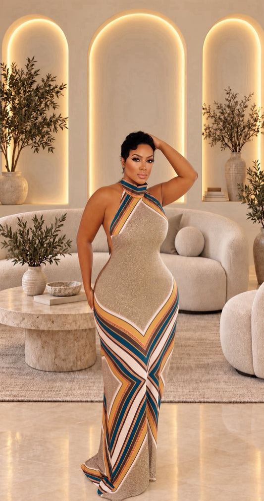 Chevron Dream Maxi Dress