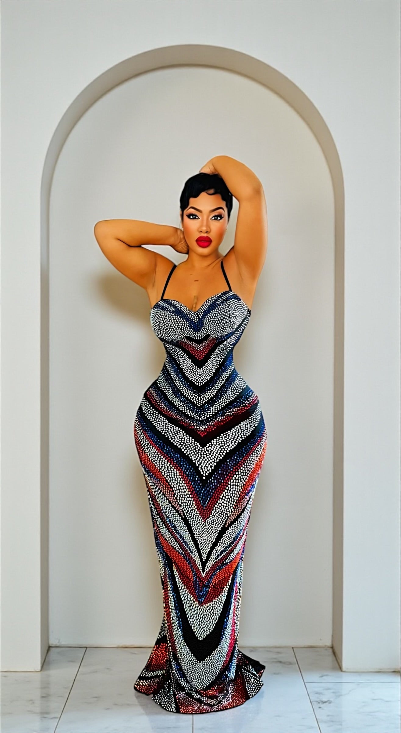 Diamond Princess Maxi Dress