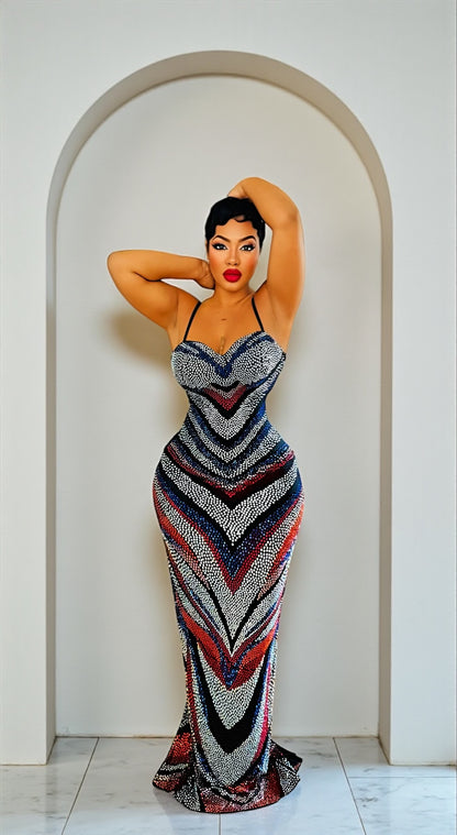 Diamond Princess Maxi Dress