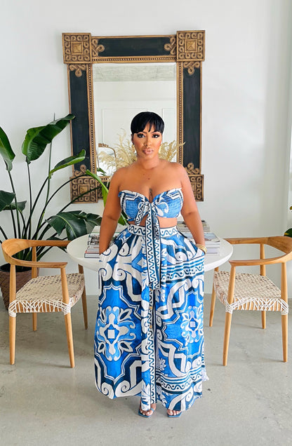 Summer Brunch Skirt Set