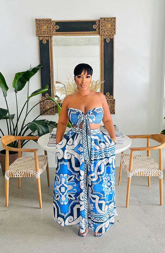 Summer Brunch Skirt Set