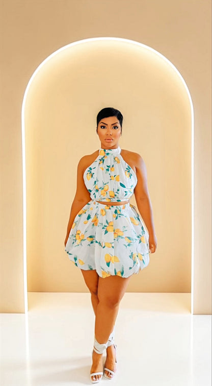 Fruity Puff Skirt Set