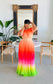 Color Me Ombré Maxi Dress