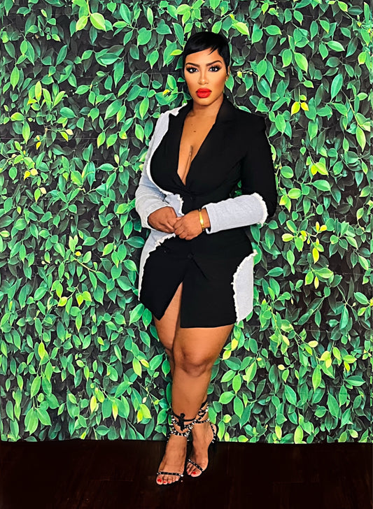 Giselle Denim Blazer Dress