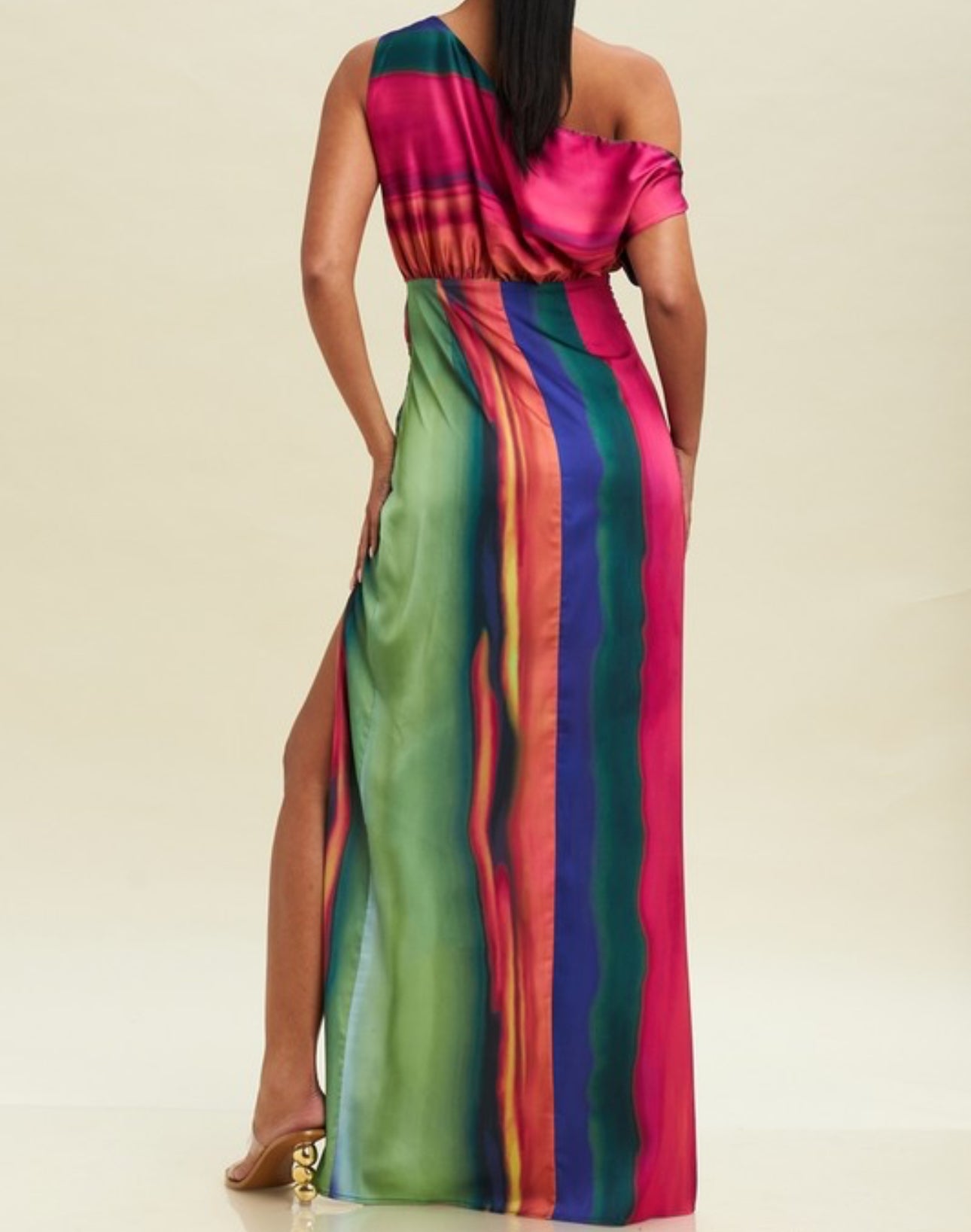 Candy Stripe Maxi Dress