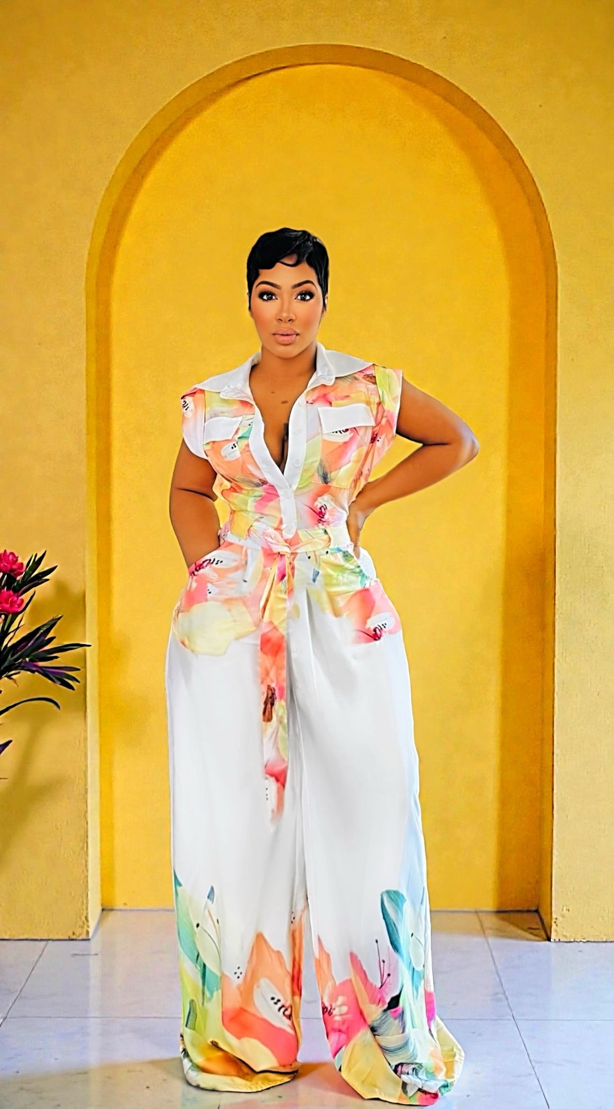 Spring Flora Jumpsuit