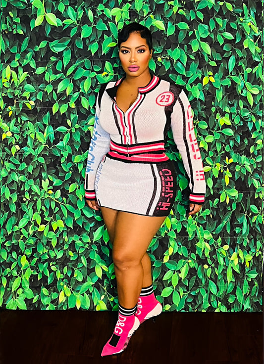 Motorsport Skirt Set