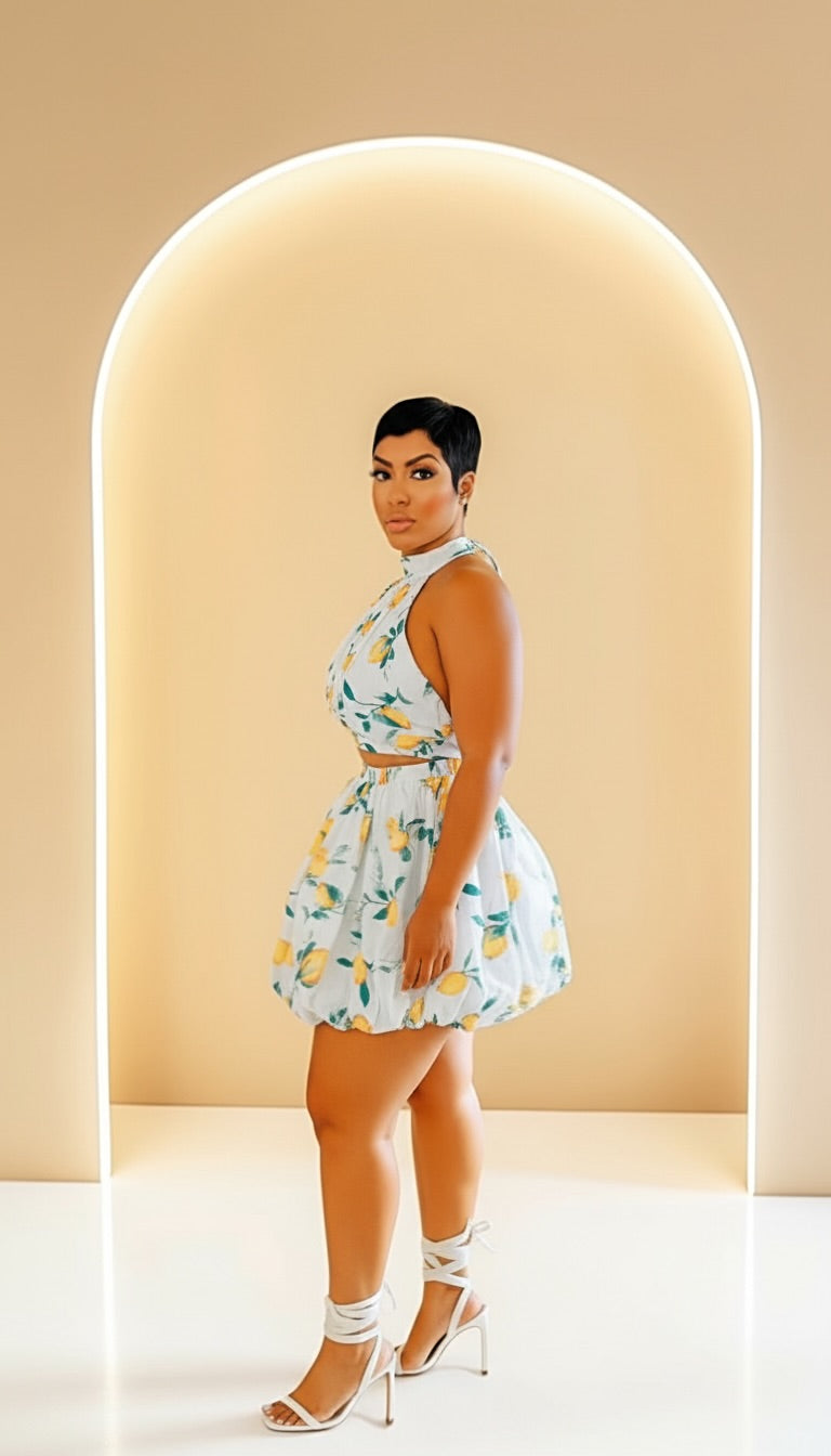 Fruity Puff Skirt Set