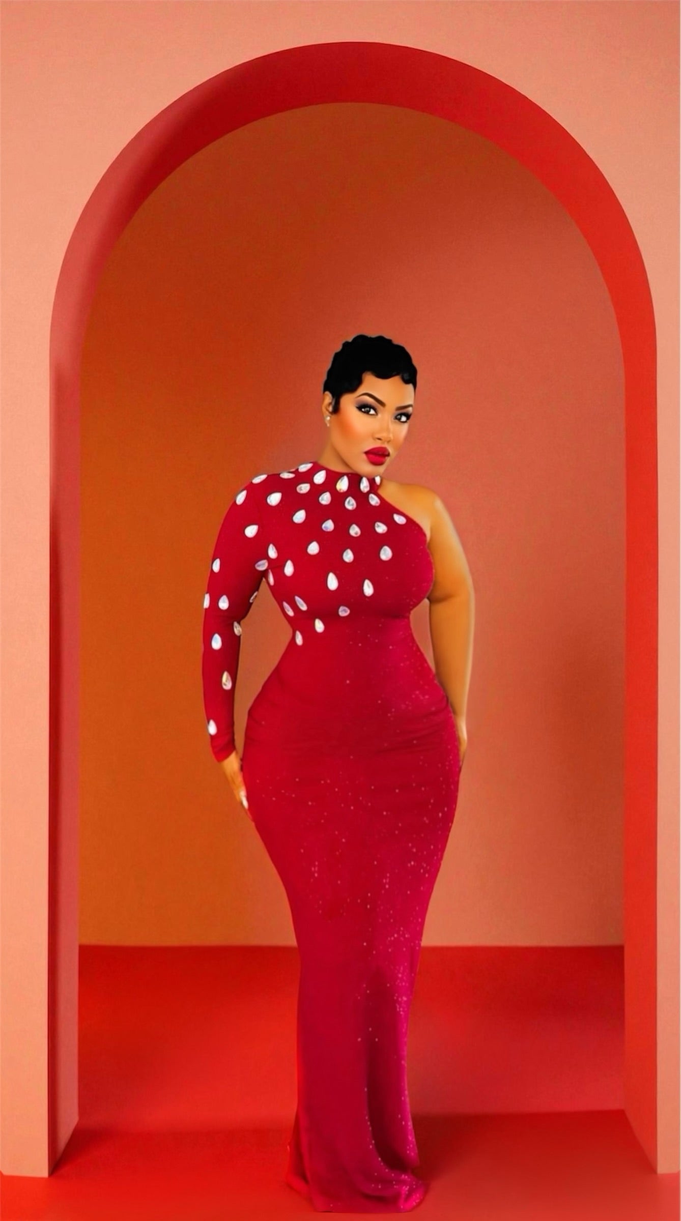 Not A Teardrop Maxi Dress