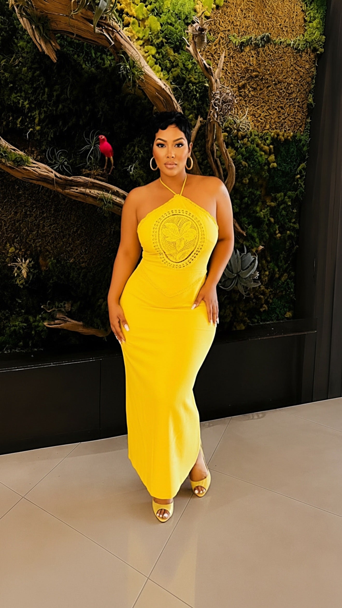 Bright Horizon Midi Dress
