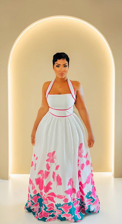 Magical Flower Midi Dress
