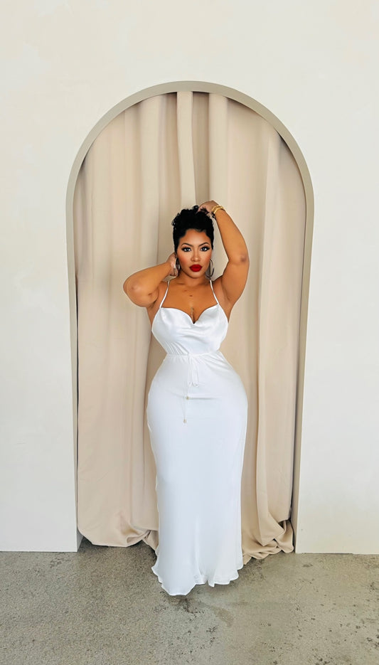 Satin Galore Maxi Dress